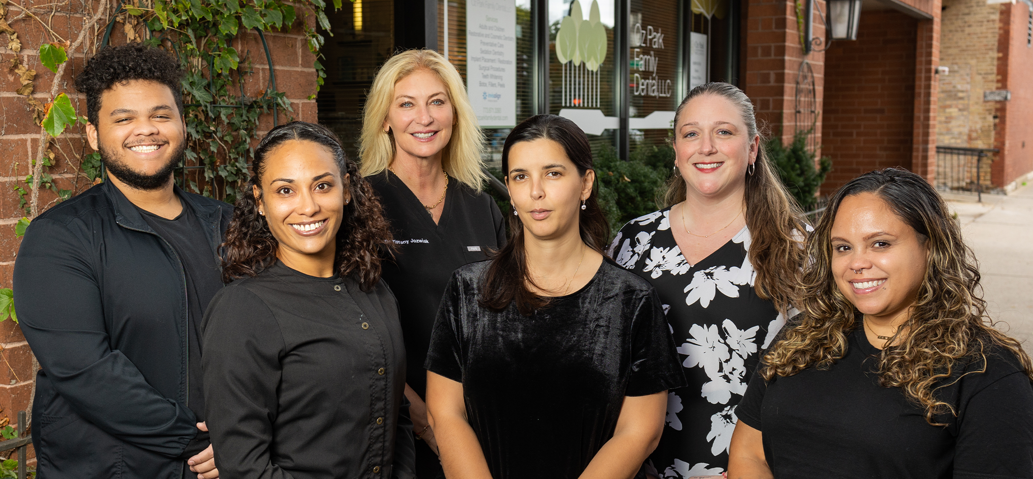 The smiling dental team at Grand Dental - Oz Park in Lincoln Park
