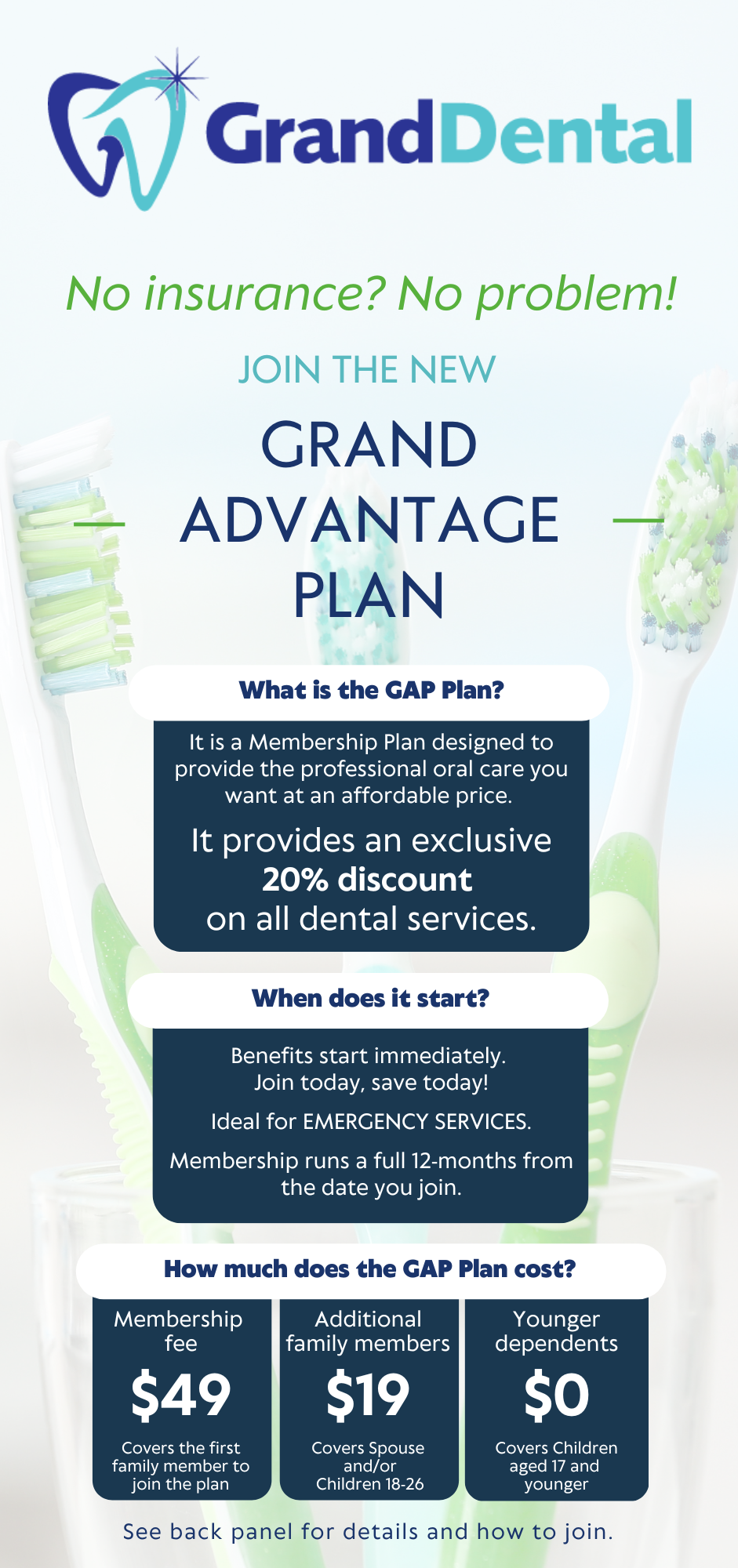 Grand Advantage Plan details